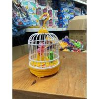 ราคา ของเล่นนก นกพูดได้ ของเล่นกรงนกคู่ใส่ถ่านมีเสียงมีไฟ (20082349197)