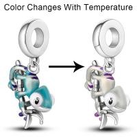 ราคา Mula 1ชิ้นกิ้งก่าสีเงินชุบชาร์มคริสตัลบอลเปลี่ยนสีได้พอดีกับสร้อยโซ่งูแบบดั้งเดิมเครื่องประดับ DIY ของขวัญสำหรับผู้หญิง (21431239777)