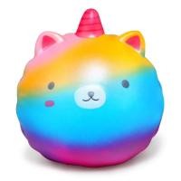 ราคา Rainbow Unicorn Squishy น่ารัก Squishies ครีมที่เพิ่มขึ้นช้าของเล่นหอมพร้อมแพคเกจเดิม Squeeze Toy (16819050800)