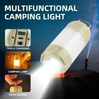 ราคา ไฟฉาย LED ชาร์จไฟได้กำลังสูงแบบพกพาขนาดเล็ก ไฟสำหรับตั้งแคมป์ไฟตกปลากลางแจ้งทำงานตั้งแคมป์ซ่อมไฟ LED (21431442307)