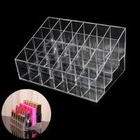 ราคา ourlove4 Hot Sale Clear acrylic 24ที่ใส่ลิปสติกแสดงเครื่องสำอาง Organizer Makeup Case Storage (21397997188)