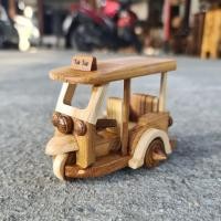 ราคา รถตุ๊กตุ๊ก รถตุ๊กตุ๊กไม้ ของเล่นไม้ ของเล่นโบราณ มี 2 ไซส์ (21185339548)