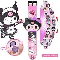 ราคา HOBIBEAR นาฬิกาของเล่นเด็กลาย Kuromi นาฬิกาโปรเจคเตอร์อบเชย Dog Hello คิตตี้เคที Melody นาฬิกาโปรเจคเตอร์ (21678146464)
