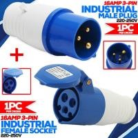 ราคา KONLU ปลั๊กเพาเวอร์ 3 ทาง 16A 220 250V 2P E กันน้ำ IP44 power plug ปลั๊กพาวเวอร์ พาวเวอร์ปลั๊ก เพาเวอร์ปลั๊ก ปลั๊กอุตสาหกรรม ปลั๊กพาวเวอร์สามทาง (21619774737)