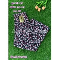 ราคา TUKTA239 กางเกงอัดพลีทลายดอก กางเกงแมวอัดพลีท กางเกงแฟชั่นเกาหลี ผ้านุ่มเด้งใส่สบาย (21734852168)