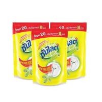 ราคา Sunlight ซันไลต์ เลมอน เทอร์โบ ซันไลต์ น้ำยาล้างจาน เลม่อนถุงเติม แพ็คx3 300มล 480มล (21310530817)