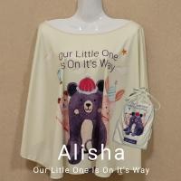ราคา Alisha ผ้าคลุมให้นม ผ้าคลุม ผ้าคลุมปั๊มนม แถมฟรีถุงผ้า ลายที่ 1 50 (18767340183)