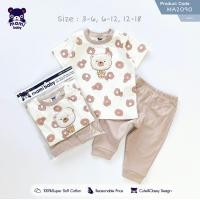 ราคา Mami baby ชุดเซ็ท เด็กผู้หญิง เด็กผู้ชาย เสื้อแขนสั้น กางเกงขายาว 3เดือน 18เดือน 3 6M 6 12M 12 18M (21739181732)