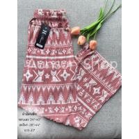 ราคา TUKTA239 กางเกงอัดพลีทลายดอก กางเกงแมวอัดพลีท กางเกงแฟชั่นเกาหลี ผ้านุ่มเด้งใส่สบาย (21595045607)