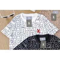 ราคา พร้อมส่ง เสื้อยืดพิมพ์ลายรอบตัว cc oo งานปักนกนูนที่อก ผ้าคอตตอน ทรงตรง สีพืัน (21361099005)