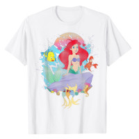 ราคา เสื้อยืด พิมพ์ลาย Disney The Little Mermaid Ariel Splash สําหรับ (19476107817)