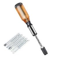 ราคา ไขควงดึงวงล้อแบบ6 In 1สำหรับใช้ในบ้านหัวเปลี่ยนได้สวิตช์ปรับชุดขันสกรูกึ่งอัตโนมัติหัวเจาะอุปกรณ์ทำมือพลาสติก (17323024658)