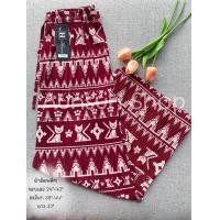 ราคา TUKTA239 กางเกงอัดพลีทลายดอก กางเกงแมวอัดพลีท กางเกงแฟชั่นเกาหลี ผ้านุ่มเด้งใส่สบาย (21595045608)