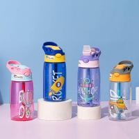 ราคา ขวดน้ำ 480ml ขวดน้ำหลอดดูดลายการ์ตูนแบบหูหิ้ว กระบอกน้ำลายการ์ตูน กระบอกน้ำหลอดดูด (10463606943)