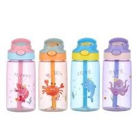 ราคา ขวดน้ำ 480ml ขวดน้ำหลอดดูดลายการ์ตูนแบบหูหิ้ว กระบอกน้ำลายการ์ตูน กระบอกน้ำหลอดดูด (4097640849)