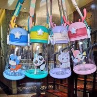 ราคา แก้วน้ำขายดีสำหรับเด็กผู้หญิงถ้วยน้ำพลาสติกขวดน้ำนักกีฬาแก้วน้ำน่ารักฤดูร้อนแก้วอินเทรนด500ML (16152351848)