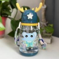 ราคา แก้วน้ำขายดีสำหรับเด็กผู้หญิงถ้วยน้ำพลาสติกขวดน้ำนักกีฬาแก้วน้ำน่ารักฤดูร้อนแก้วอินเทรนด500ML (19596988518)
