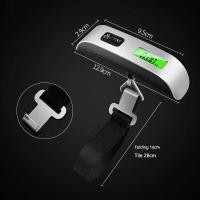 ราคา Portable scale electronic scale 50KG webbing type portable luggage scale handheld weighing scale mini express crane scale (21100483525)