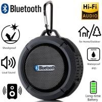 ราคา เบสหนักแน่น ลำโพงบลูทูธไร้สายแบบพกพา C6ตัวดูดกันน้ำกล่องมีเสียงกีฬากลางแจ้งซับวูฟเฟอร์ขนาดเล็กลำโพงมือถือ TFPortable Wireless Bluetooth Speaker C6 Waterproof Suction Cup Outdoor Sports Sound Box Mini 