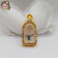 ราคา ฟรีห่วงและยางรอง กรอบพระรอด กรอบพระชุบทองล้อมเพชร กว้าง1 5 x สูง2 6 ซม ขนาดจอกระจก (20516665115)