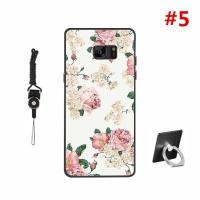 ราคา ซิลิโคน TPU เคสกันกระแทกพิมพ์ลายนุ่มเคสโทรศัพท์สำหรับ Samsung Galaxy Note FE Fan Edition ปลอก Lanyard วงเล็บ (7122386468)
