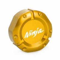 ราคา NINJA Motorcycle CNC Rear Brake Oil Cap Cover Fluid Reservoir Tank Cover for Kawasaki Ninja H2 Ninja250R Ninja 400 650 1000 (19571647115)