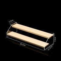 ราคา CANDIES ชั้นวางโมเดล ชั้นวางตุ๊กตา ประกอบง่าย ชั้นเก็บของแบบขั้นบันได เครื่องสำอาง ตู้โชว์ตุ๊กตา ชั้นไม้บันไดขนาดเล็ก (21665046535)