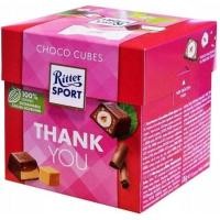 ราคา Ritter Sport Choco Cubes รส Thank you 1 กล่องมี 22 ชิ้น BBF 12 08 24 (7527209502)