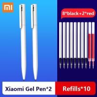 ราคา Xiaomi Pen ปากกาเขียนเรียบแสง Mijia กดเติมเปลี่ยนแกนสีฟ้าสีแดงสีดำ0 5mm ปากกาลูกลื่นธุรกิจ (21334658548)