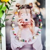 ราคา สร้อยคอหินสี สลับดาวและหอย แบบสั้น พร้อมส่ง (20524256354)