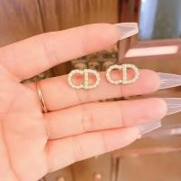 ราคา ต่างหูเงินเงิน 925 ต่างหูชุปทองต่างหู CD ต่างหู CD ดิออร์น่ารัก สินค้าพร้อมส่ง (15437954716)