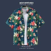 ราคา เสื้อเชิ้ตผู้ชายลายดอกไม้แฟชั่นวินเทจฮาวายสไตล์เกาหลี (21500714841)