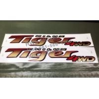 ราคา สติ๊กเกอร์ดั้งเดิมข้างกระบะ TIGER แดง 4WD ปี 2001 2002 1ชุด มี2ชิ้น HILUX TIGER 4WD sticker ติดรถ TOYOTA แต่งรถ (8790023334)