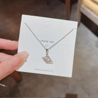ราคา พร้อมส่ง สร้อยคอดวงจันทร์ ประดับเพชร สร้อยประดับเพชร สวยหรู น่ารัก สร้อยแฟชั่น (16184852006)