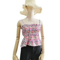 ราคา WS142 เสื้อสายเดี่ยวแฟชั่น ลายดอกไม้ สไตล์น่ารัก ใส่เที่ยวทะเล น่ารักมาก ใส่เที่ยวแบบเก๋มาก (19617154269)