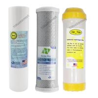 ราคา ชุดไส้กรองน้ำ 3 ขั้นตอน พีพี Unipure คาร์บอนบล็อค Hydromax เรซิ่น Pett ขนาด 10 นิ้ว Filter Set PP CTO Resin (20224269091)