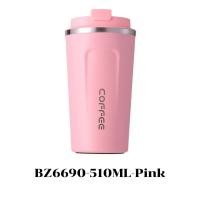 ราคา พร้อมส่ง แก้วกาแฟพกพา แก้วเก็บความเย็น ถ้วยแสตนเลสพร้อมฝา 510ML เก็บความร้อน ความเย็น แก้วกาแฟเก็บความร้อน BZ6690 (21514437318)
