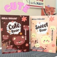 ราคา MILA COLOR Makeup Palate พาเลทแต่งหน้ากระเป๋า ปก Cute Bear หมีน้อย ได้ครบในพาเลทเดียว ได้ทุกลุค ขนาดพกพาง่าย (21422125024)