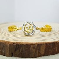 ราคา ของแท้ แชกงหมิว ดอกพลัมประดับเพชร กังหัน กำไล ไม่ลอก ไม่ดำ ทองไมครอน ทองชุบ เงินทองไห (21501187789)