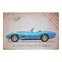 ราคา ป้ายสังกะสีวินเทจ TS01 รถยนต์ รถคลาสสิค รถโฟ๊ค รถเก่า ขนาด 20x30 ซม (15210050136)