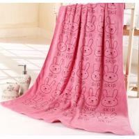 ราคา ผ้าเช็ดตัวนาโน 70x140 cm ผ้าขนหนู ผ้าเช็ดตัว ลายกระต่าย skip นุ่ม หนาพิเศษ 605 (19764928684)