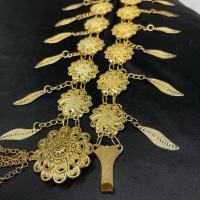 ราคา เข็มขัดทองโบราณสำหรับผู้หญิงไทย ยาว 40 นิ้ว โหมดหัวเข็มขัดสามารถปรับความยาวได้หลากหลาย เข็มขัดนาค วัสดุโลหะ เข้ากับชุด (21576117945)