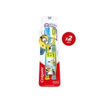 ราคา มี 2 แพ็คให้เลือก แปรงสีฟันเด็ก คอลเกต มินเนียน อายุ 5 9 ปี แพ็คคู่ Colgate Minions for Age 5 9 Years Twin Pack Ultra Soft Bristles Twin Pack (21558959448)