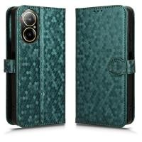 ราคา PlusCase สําหรับ Realme C67 4G Polka Dots หรูหรา Faux Leather Wallet เคส Flip Stand Card Slot Cover (21471343816)