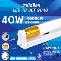 ราคา ชุดหลอดไฟ T8 LED ขาบิด รุ่นขาสปริง แสงสีขาว Daylight 6500K แสงสีวอร์ม Warmwhite 4500K T8 FULL SET 9W 18W 20W 40Wหลอดไฟแอลอีดี ใช้ไฟบ้าน (21448743477)