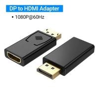 ราคา Jasoz DP to HDMI Adapter รองรับ สายเชื่อมหน้าจอ Dp อะแดปเตอร์ Dp ตัวผู้ เป็น Hdmi ตัวเมีย ชุบทอง เปลี่ยน Display Port เป็น HDMI 4K (21736977403)