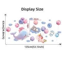 ราคา ลูกโป่งรูปสัตว์ลายการ์ตูนยูนิคอร์นหมีสติ๊กเกอร์สำหรับเด็กติดผนังห้องเด็กอ่อนสติ๊กเกอร์ติดผนังห้องตกแต่งบ้าน (21585708576)