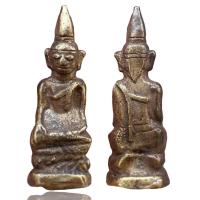 ราคา พระเชียงรุ้ง เนื้อทองผสม พาเชียงรุ้งเก่าเก็บ พระเครื่อง A136 (18668430700)
