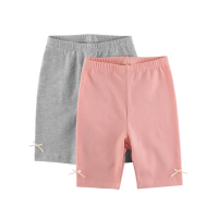 ราคา 27 บ้าน 2 6 10 ปีเสื้อผ้าเด็กฤดูร้อน 2020 G Irls เลกกิ้งเด็กCaprisผ้าฝ้ายแท้โบว์กางเกงขาสั้นราคาถูก (3607632863)