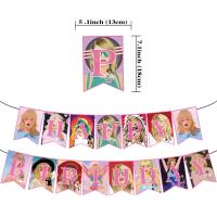 ราคา Taylor Swift Theme kids birthday party decorations banner cake topper balloon swirls set supplies (19587282222)